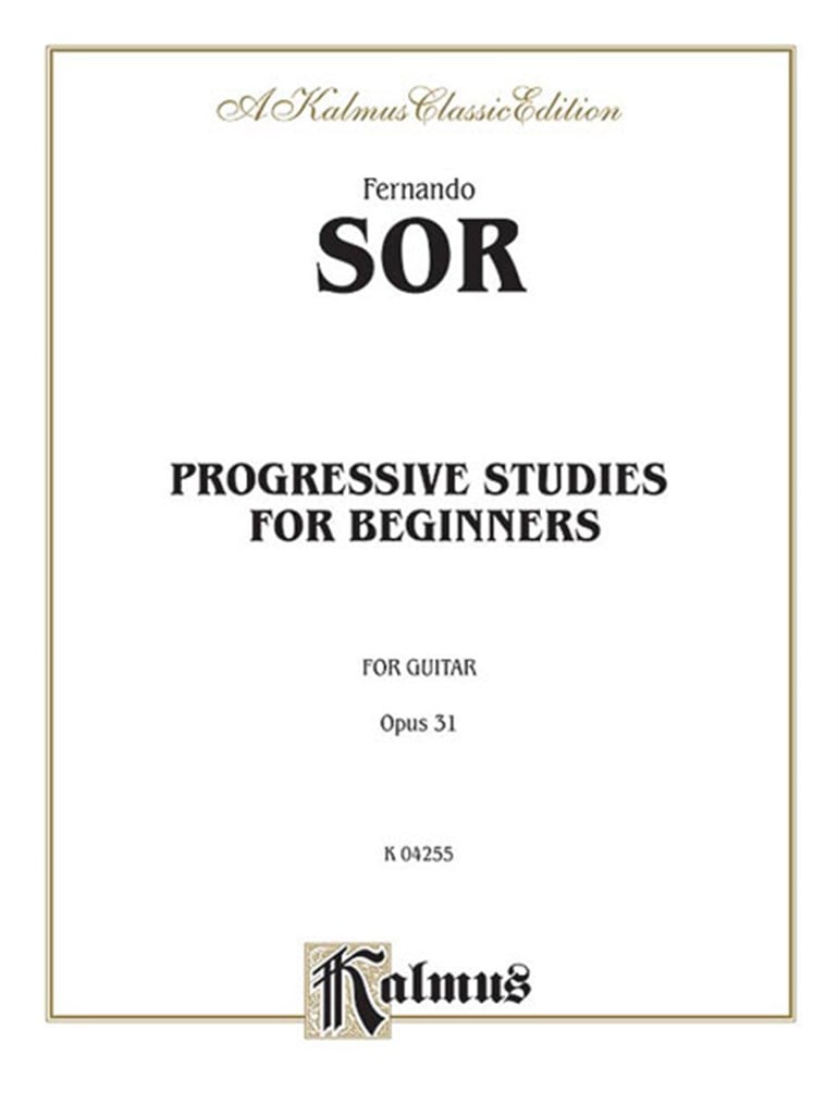 Progressive Studies for Beginners, Op. 31